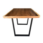 Mesa de comedor Cochrane con cubierta de madera  180×95