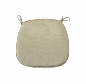 Cojín para silla cruceta beige