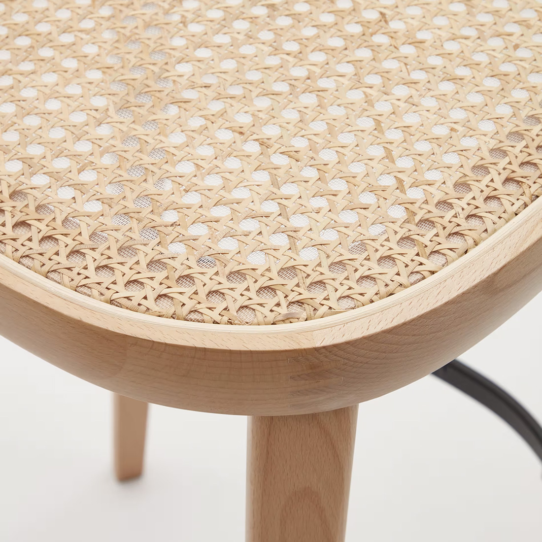 Taburete Russell asiento de rattan 66 cm Natural - Imagen 4