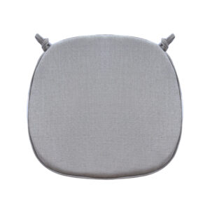 Cojín para silla cruceta gris