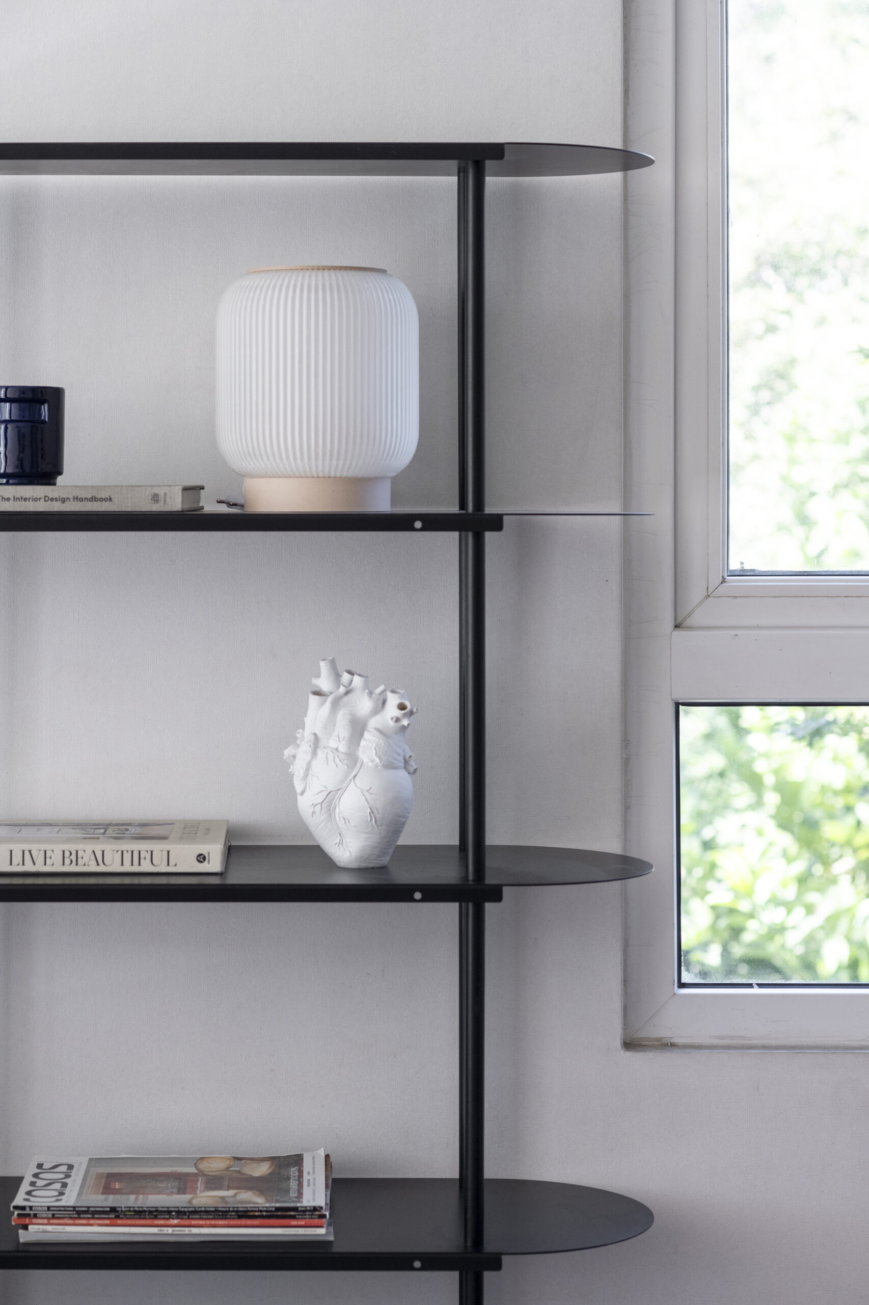 Estantería de Metal Idris negra cinco niveles - Imagen 4