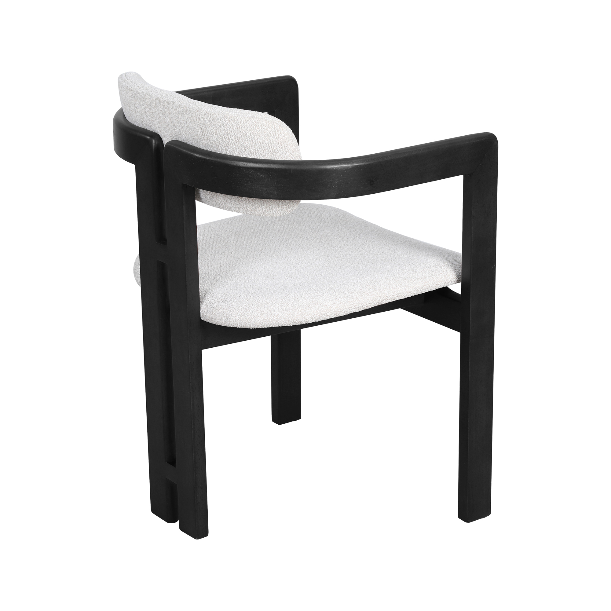 Sitial Norma asiento acolchado beige & negro - Imagen 4