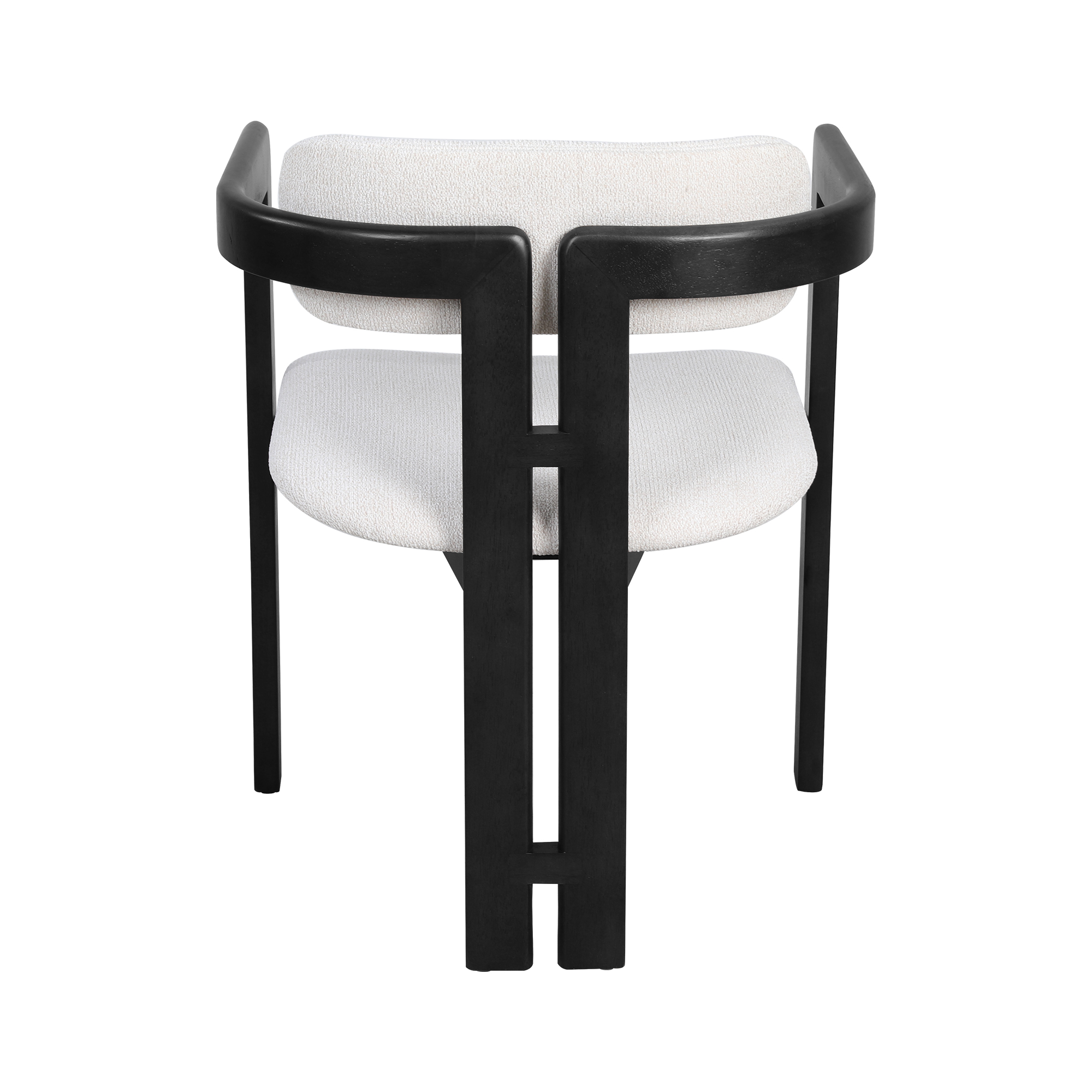 Sitial Norma asiento acolchado beige & negro - Imagen 5