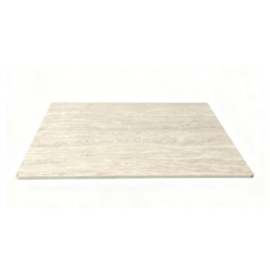 Cubierta de piedra mesa restaurante 70x70 cm beige