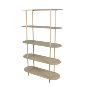 PREVENTA Estantería de Metal Idris Beige cinco niveles