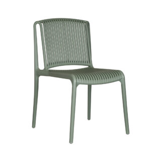 PREVENTA Silla Rossett verde Polipropileno
