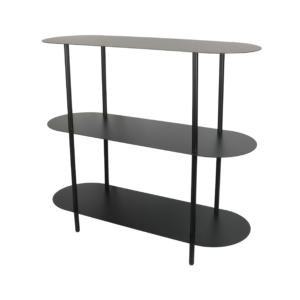 Estantería Bronx tres niveles negro