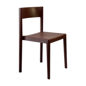 Silla Leibal burdeo Polipropileno