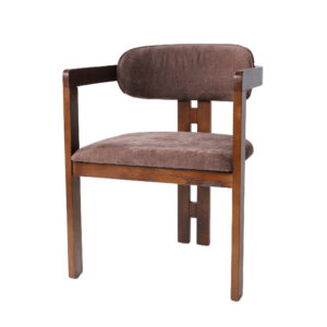 PREVENTA Sitial Norma asiento acolchado chocolate