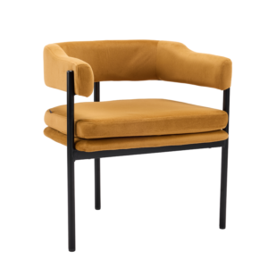 PREVENTA Sitial isabel asiento acolchado Café dorado & negro