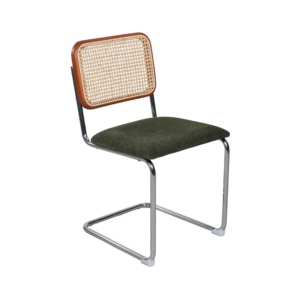 PREVENTA Silla Cesca Breuer con asiento acolchado verde