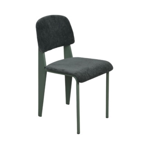 PREVENTA Silla Standard de Jean Prouvé verde & tela grafito