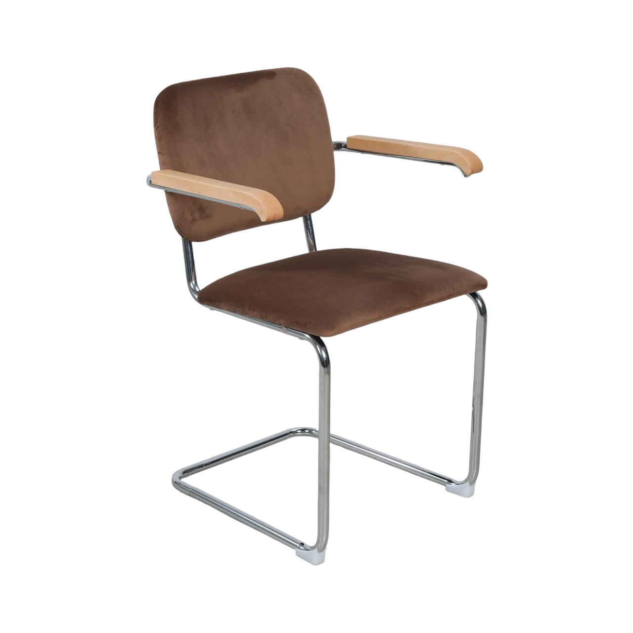 PREVENTA Silla Walker Café Moka con apoyabrazos de madera.