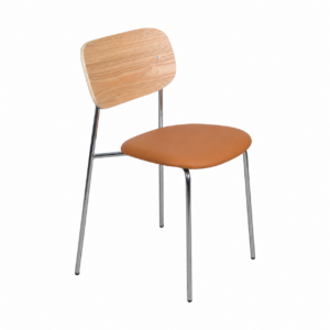 PREVENTA Silla London industrial Café claro