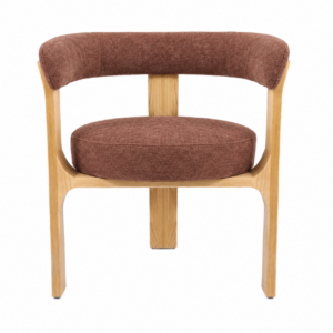 PREVENTA Sitial Senoa asiento acolchado Café terracota & madera clara